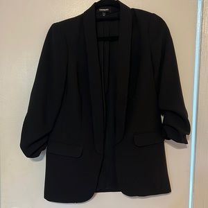 Express 3/4 “ruffled” sleeve Blazer